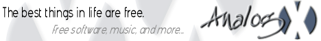 AnalogX The Best things in life Banner