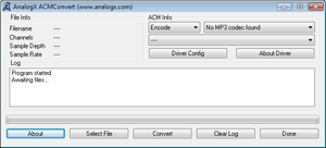 Windows 7 AnalogX ACM Convert 1.06 full