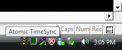 Atomic TimeSync Screenshot