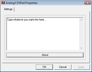 DXPad Screenshot