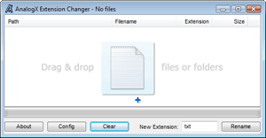 AnalogX Extension Changer screenshot