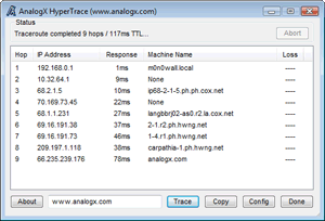 Windows 7 AnalogX HyperTrace 2.03 full