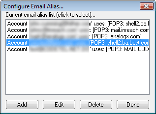 Email dialog